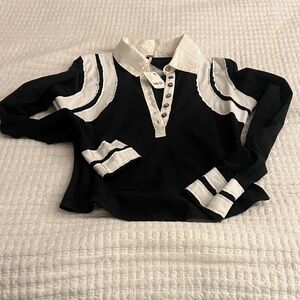 Stylish Black and White Womens Shirt